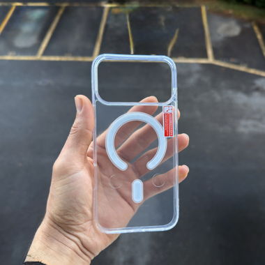 Klare magnetische iPhone-17-Pro-Max-Hülle