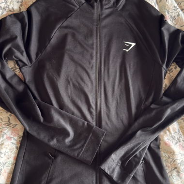 Gymshark Sportjacke schwarz S