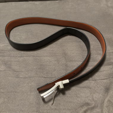 Black/Orange Belt 120cm (Size L)