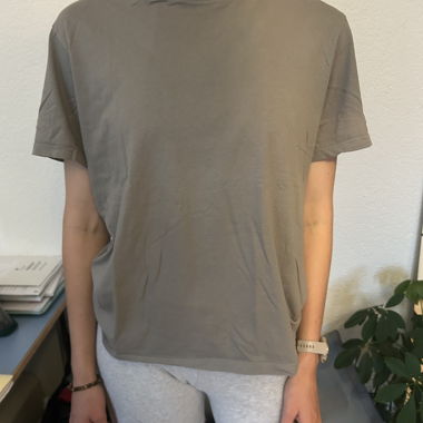 T-shirt Grigio Oversize