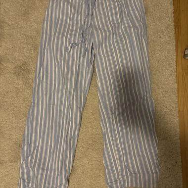 Gestreifte Pyjamahose