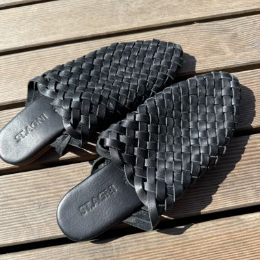 Pantofole St.Agni in pelle