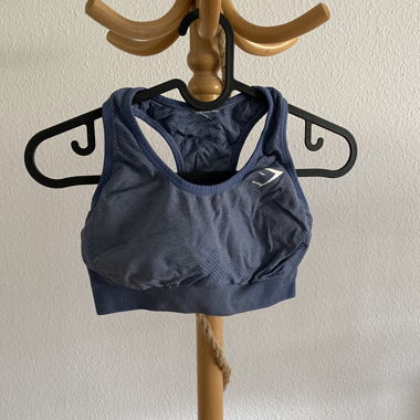 Reggiseno sportivo blu Gymshark