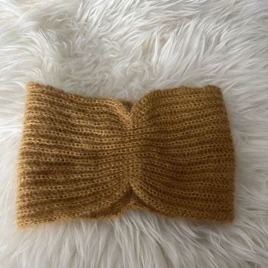 Stirnband selbst gestrickt 