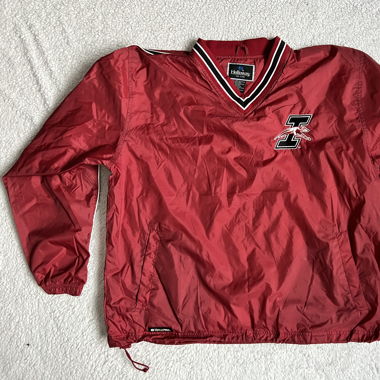 Veste Holloway rouge vintage mi-saison unisexe L