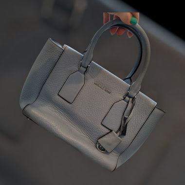 Borsa a mano blu Michael Kors