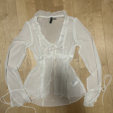 White boho blouse 