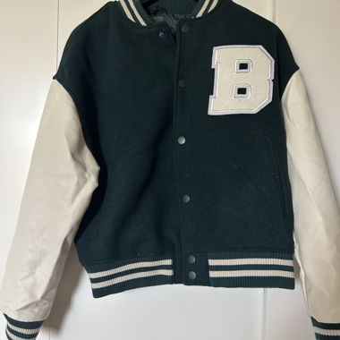 Giacca varsity con patch B