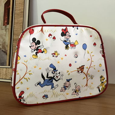 Sac coquille Disney des années 60/70, valise - Vintage
