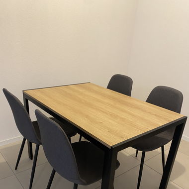 Dining table with chairs