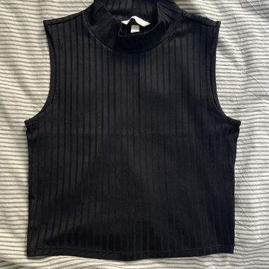 Top sans manches noir