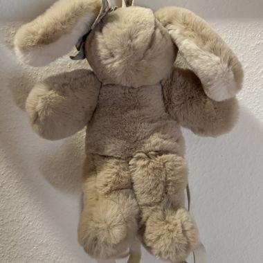 Sac à dos lapin en peluche ZARA