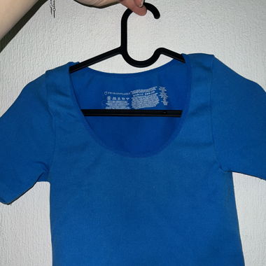 Top de sport bleu