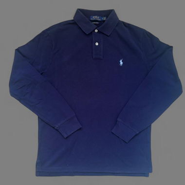 Polo Ralph Lauren Long Sleeve Navy Polo