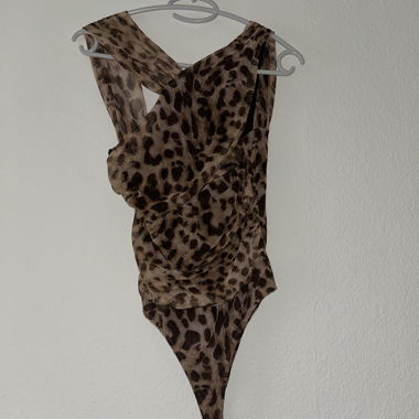Body à motif léopard