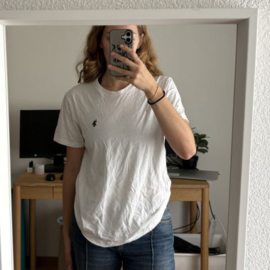 Polo shirt, white