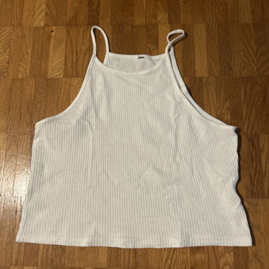 Weisses Rib Tank Top