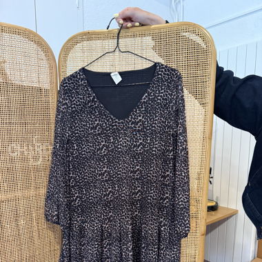 Robe chicorée motif léopard 