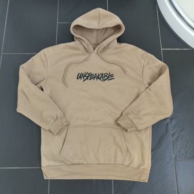 beiger hoodie
