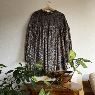 Langarm-Minikleid 