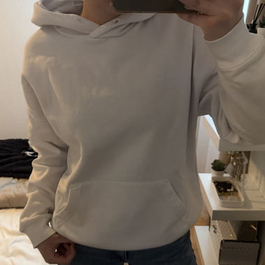 Hoodie blanc S
