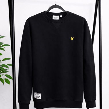 Felpa nera Lyle & Scott