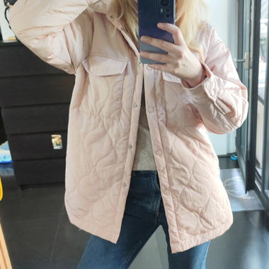 H&M rosa Steppjacke