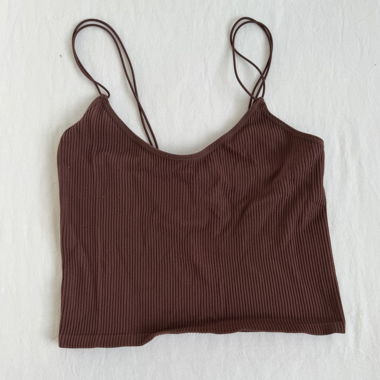 Zara top wine red/brown