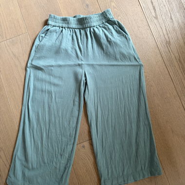 Pantaloni estivi leggeri con lino, taglia 34