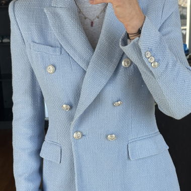 Veston bleu claire Zara