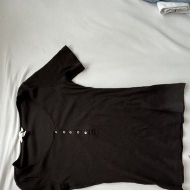 Top schwarz Vintage