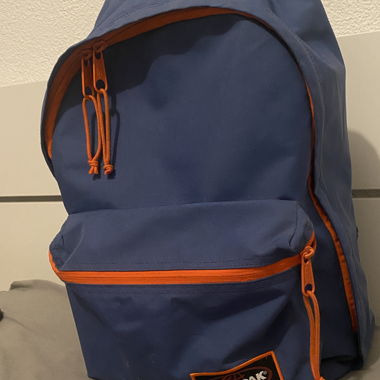 Sac à dos Eastpak bleu/orange