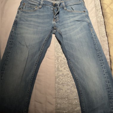 Washed Blue Jeans