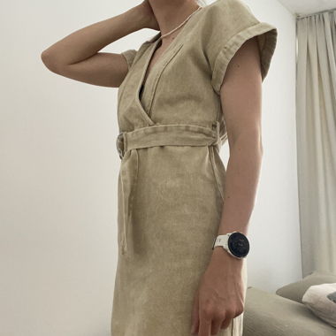 Abito corto a portafoglio