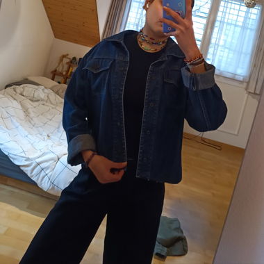 Jeansjacke dunkel Jeans