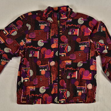 Veste coupe-vent à imprimé abstrait – Koret Sport