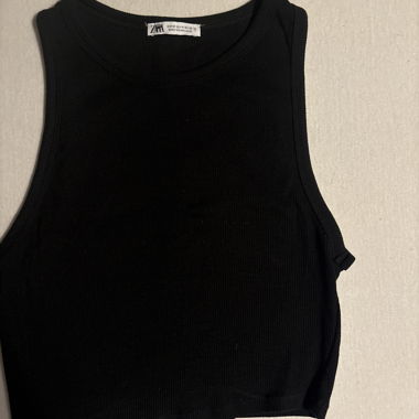 Top court Zara noir
