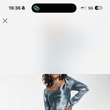 Satin Kleid