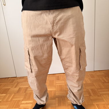 Beige Cargo-Hose W36L32
