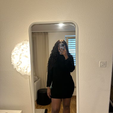 Robe pull noire