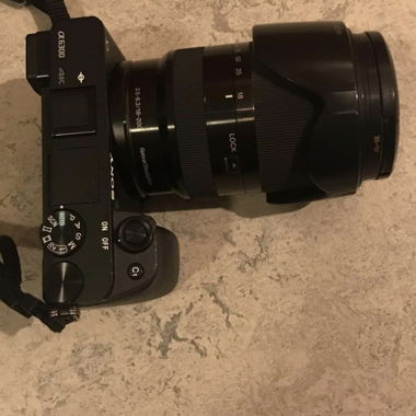 Systemkamera sony alpha6300 mit Tasche