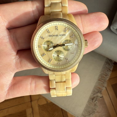 Michael Kors Damenarmbanduhr Beige