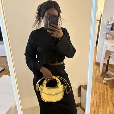 Sac bandouliere doré