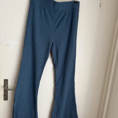 Pantaloni in tessuto blu