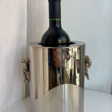 Luxurious Weinkühler versilbert