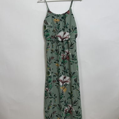 Floral midi slip dress