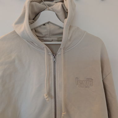 Levi's Veste à Capuche Zippée Beige