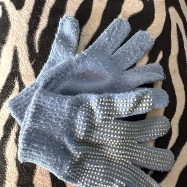 Blaue Reit handschuhe 