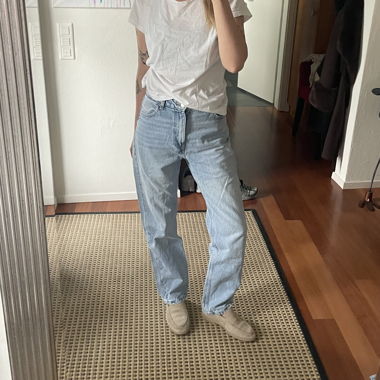 Jeans taille haute Bershka 38