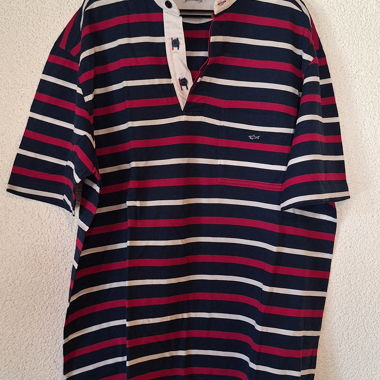 Paul & Shark striped rugby polo XL